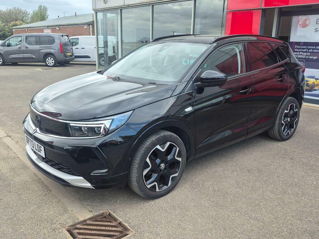 Vauxhall Grandland 1.2 Turbo Ultimate Euro 6 Ss DP73LDF Black #3