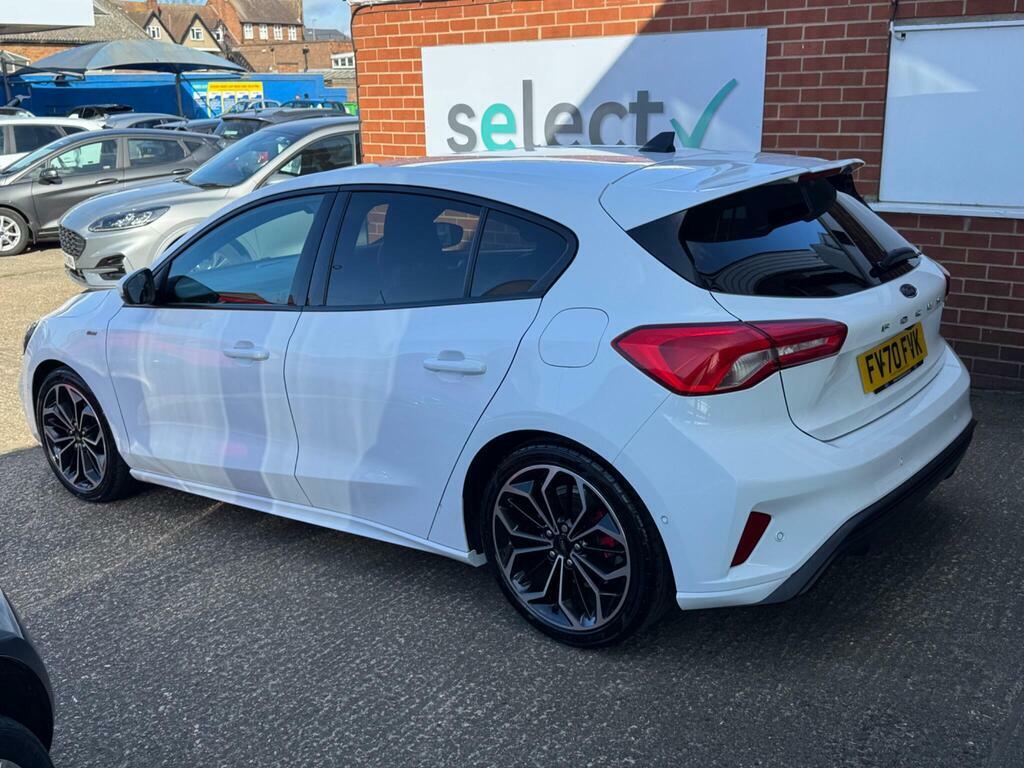 Ford Focus 1.0T Ecoboost Mhev St-line X Edition Euro 6 Ss FV70FVK White #4