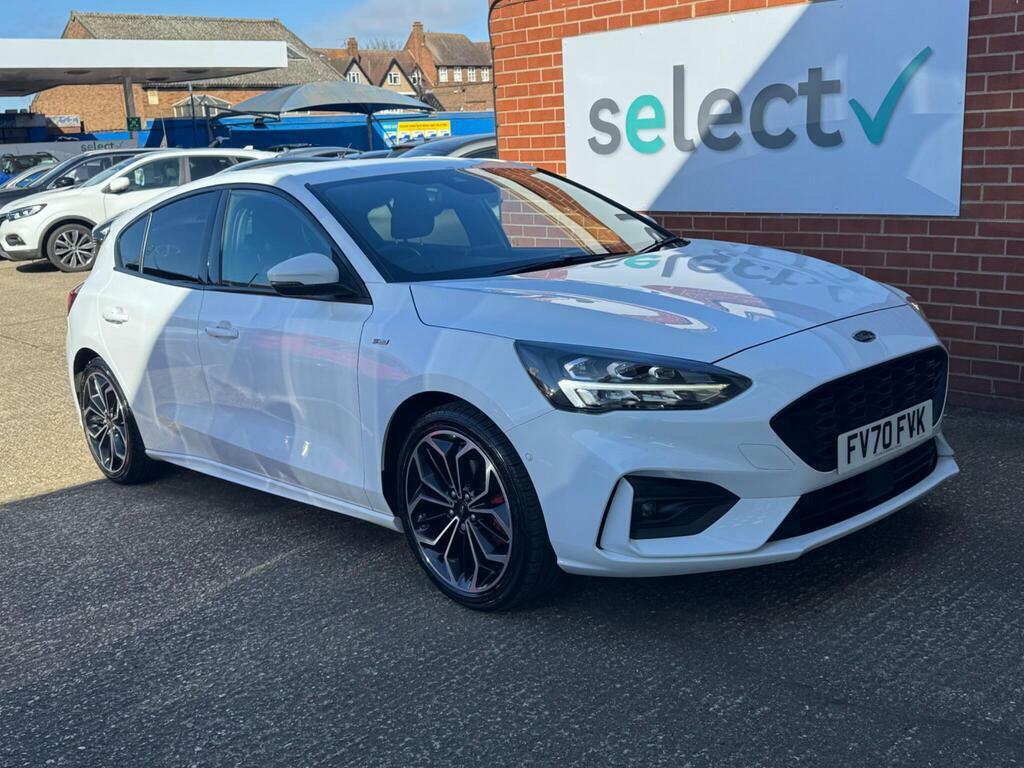 Ford Focus 1.0T Ecoboost Mhev St-line X Edition Euro 6 Ss FV70FVK White #5