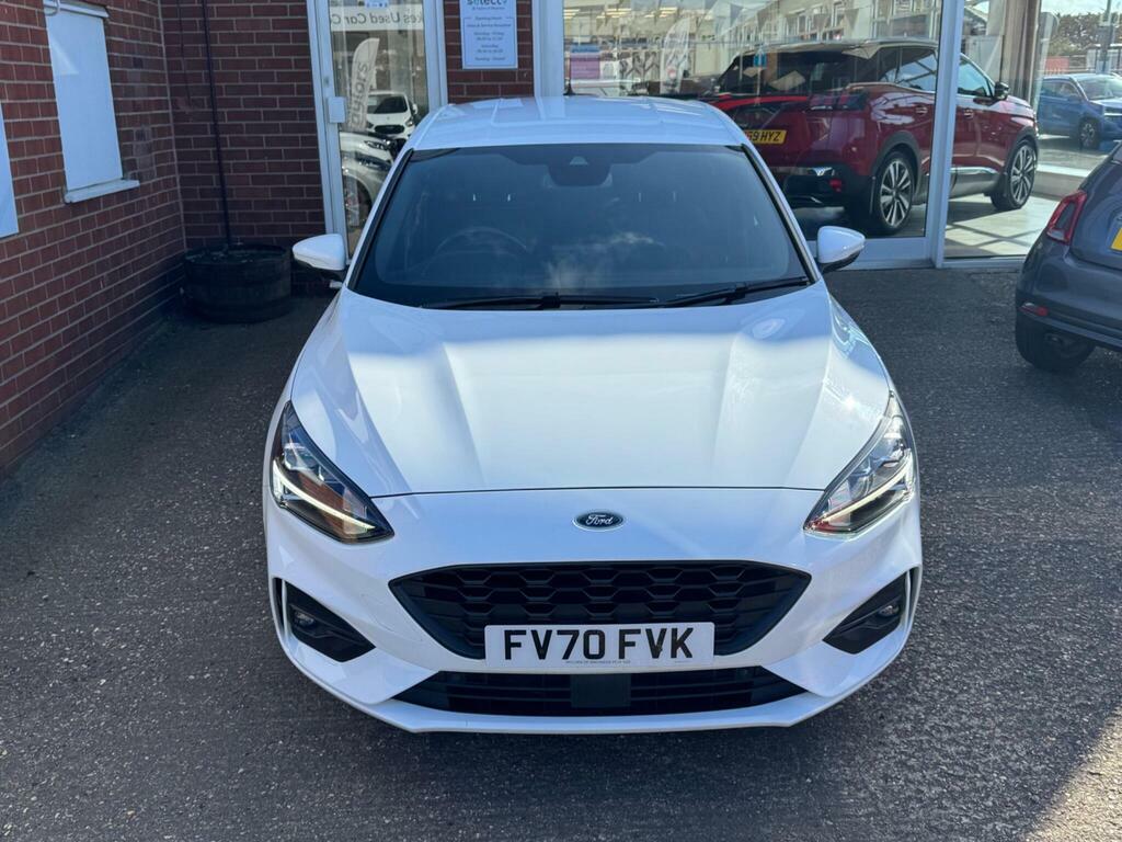 Ford Focus 1.0T Ecoboost Mhev St-line X Edition Euro 6 Ss FV70FVK White #2