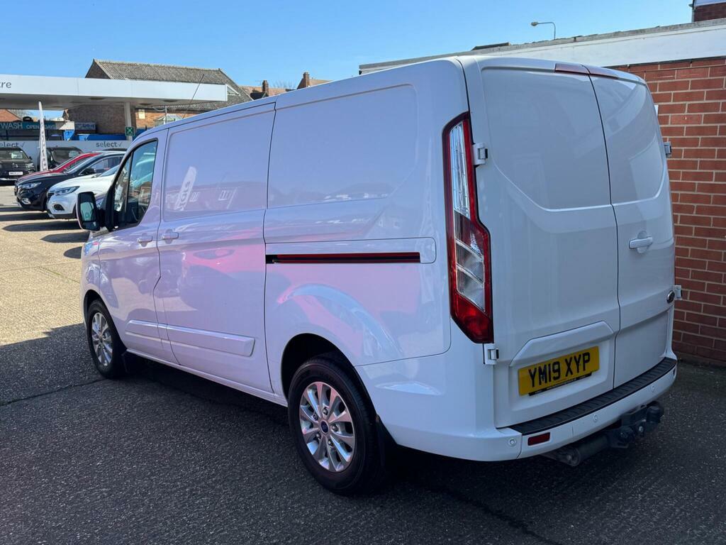 Ford Transit Custom 2.0 280 Ecoblue Limited L1 H1 Euro 6 YM19XYP White #4