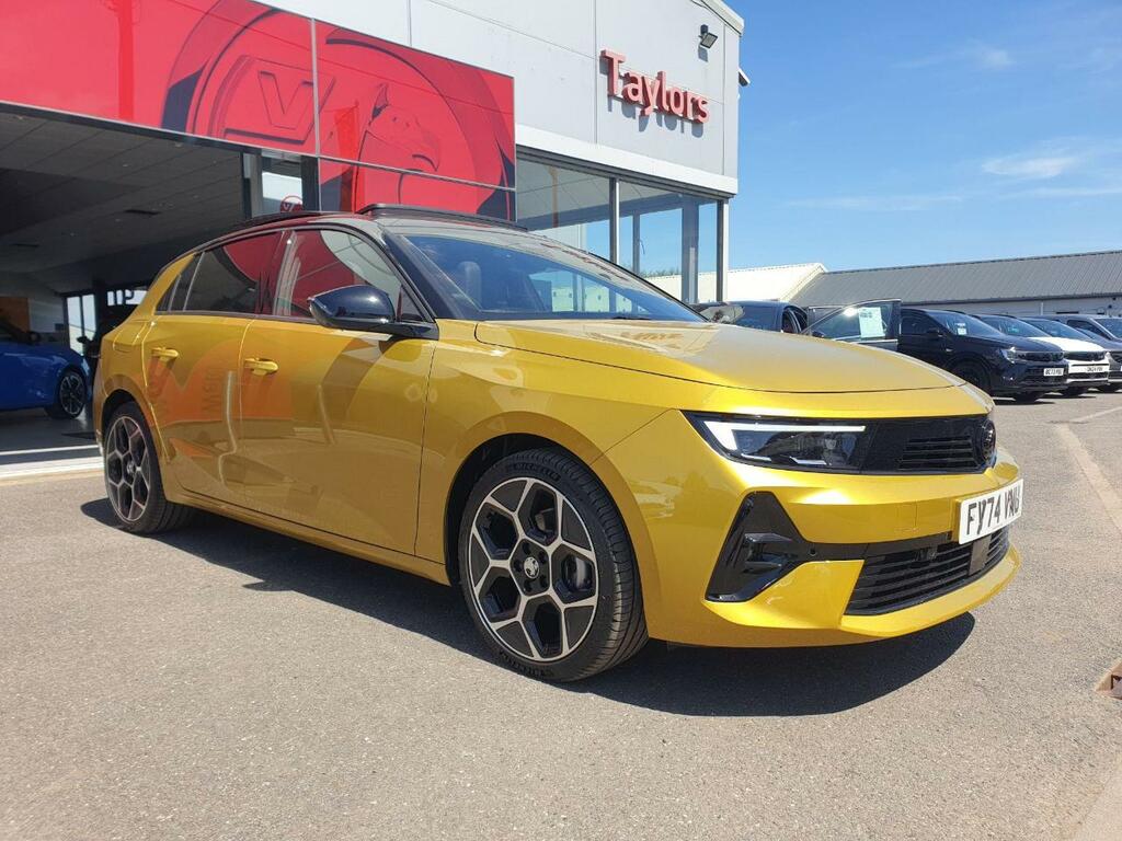 Vauxhall Astra 1.2 Turbo Ultimate Euro 6 S S Yellow #4