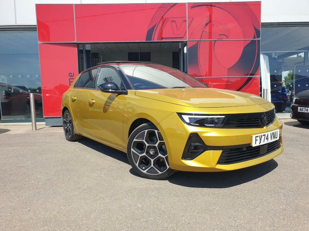 Vauxhall Astra 1.2 Turbo Ultimate Euro 6 S S Yellow