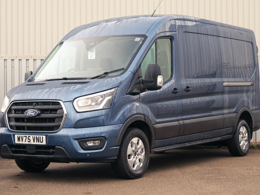 Ford Transit Custom 2.0 Ecoblue 165Ps H2 Limited Van Nav WV75VNU Blue #2