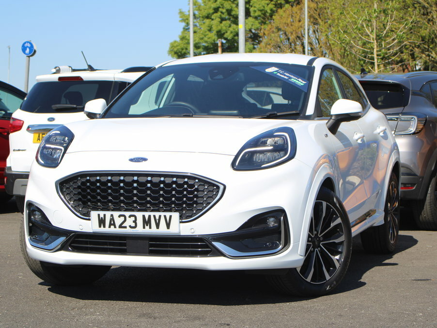 Ford Puma 1.0 Ecoboost Hybrid Mhev 155 St-line Vignale WA23MVV White #2