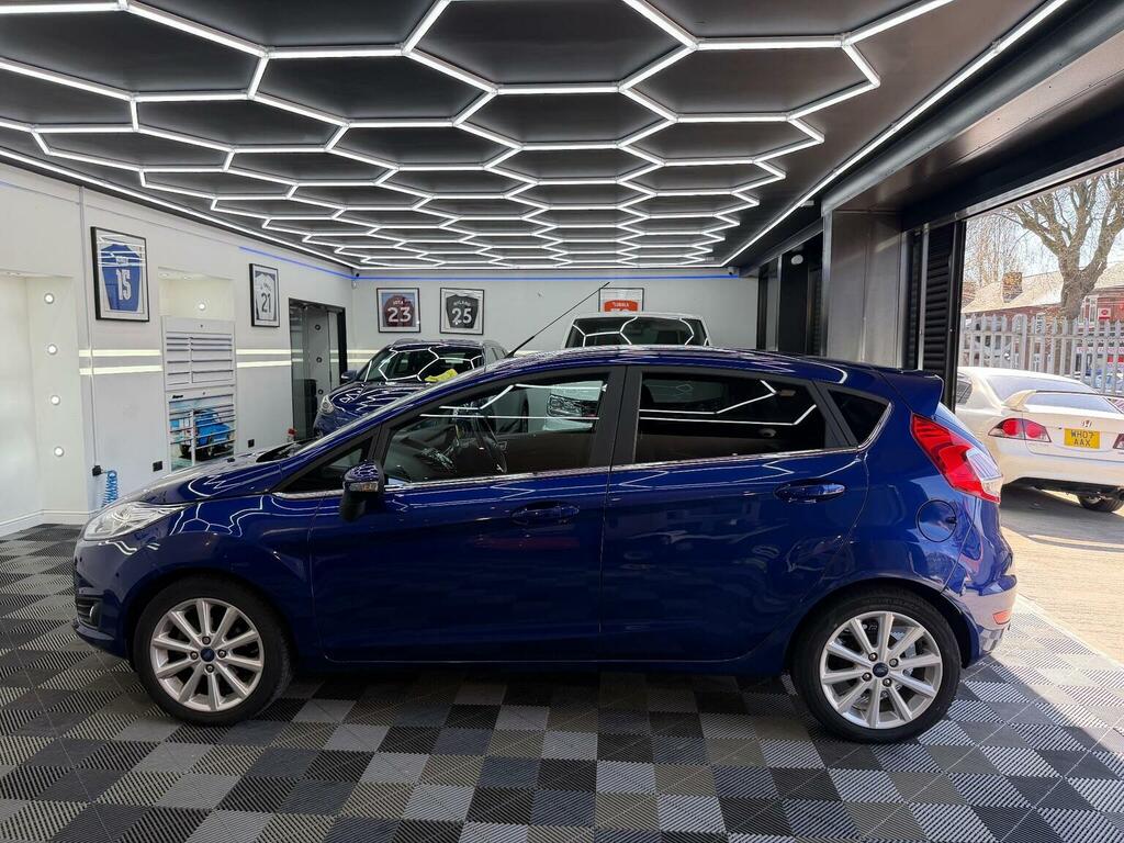 Ford Fiesta Hatchback 1.0T Ecoboost Titanium Powershift Euro 6 BJ17OXU Blue #5