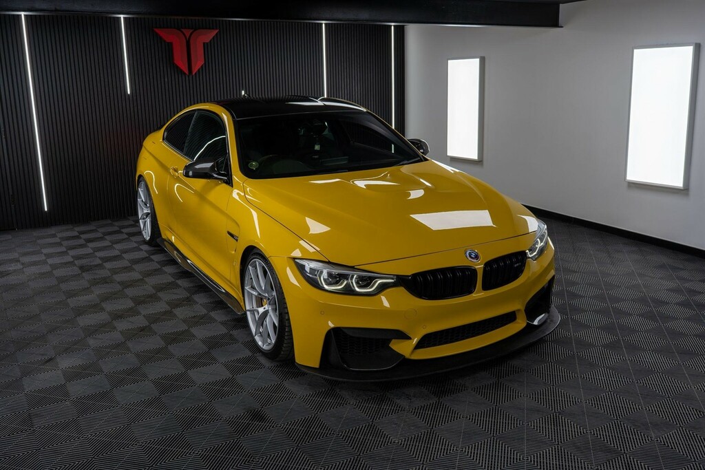 BMW M4 Coupe GM18XXJ Yellow #5