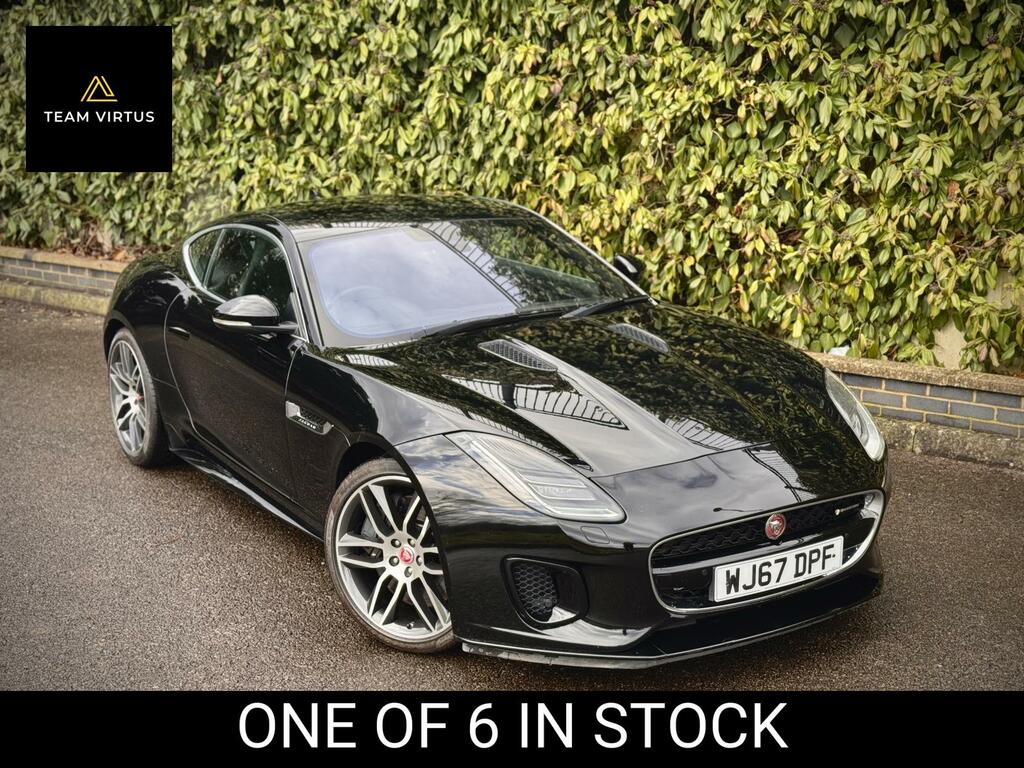 Jaguar F-Type 3.0 V6 R-dynamic Coupe Euro 6 S S WJ67DPF Black #5