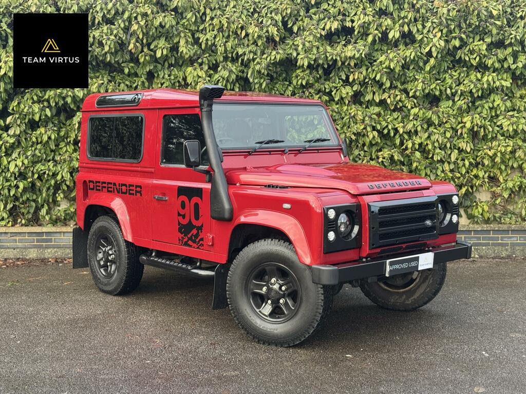 Land Rover Defender 90 2.2 Tdci Xs Station Wagon Double Cab Ma WG62USH Red #4