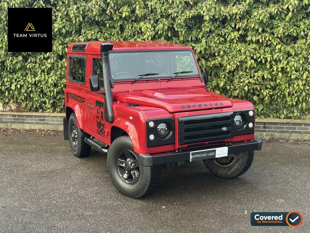 Land Rover Defender 90 2.2 Tdci Xs Station Wagon Double Cab Ma Red