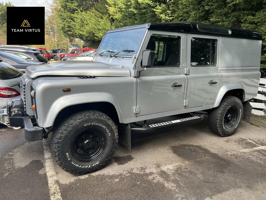 Land Rover Defender 110 2.2 Tdci Utility Wagon Double Cab Manua Silver #4
