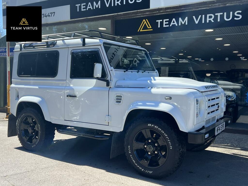 Land Rover Defender 90 2.2 Tdci County Station Wagon Double Cab Diese MF14SYR White #5