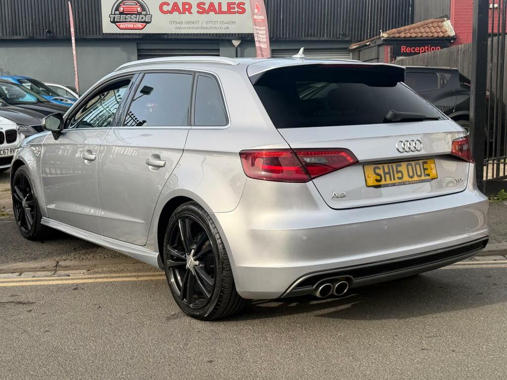 Audi A3 2.0 Tdi S Line Sportback Euro 6 Ss 201515 SH15OOE Silver #2
