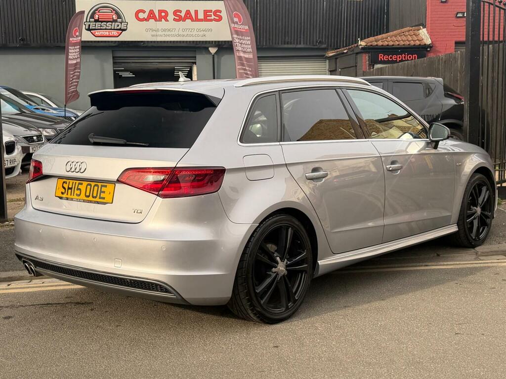 Audi A3 2.0 Tdi S Line Sportback Euro 6 Ss 201515 SH15OOE Silver #6