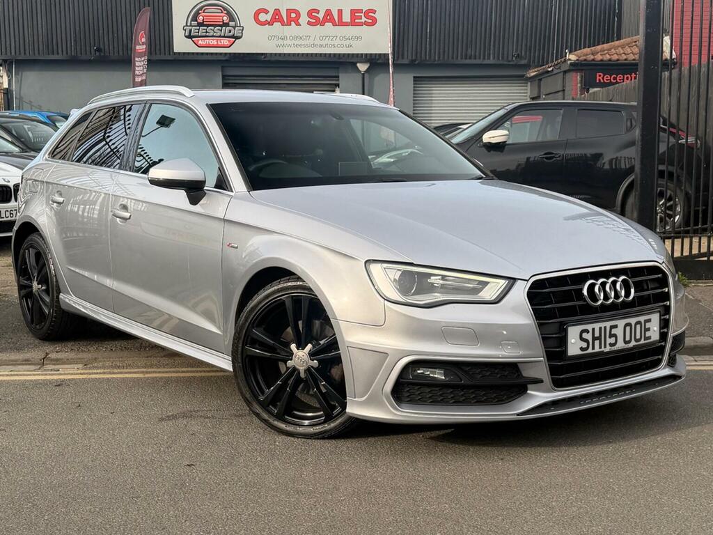Audi A3 2.0 Tdi S Line Sportback Euro 6 Ss 201515 Silver
