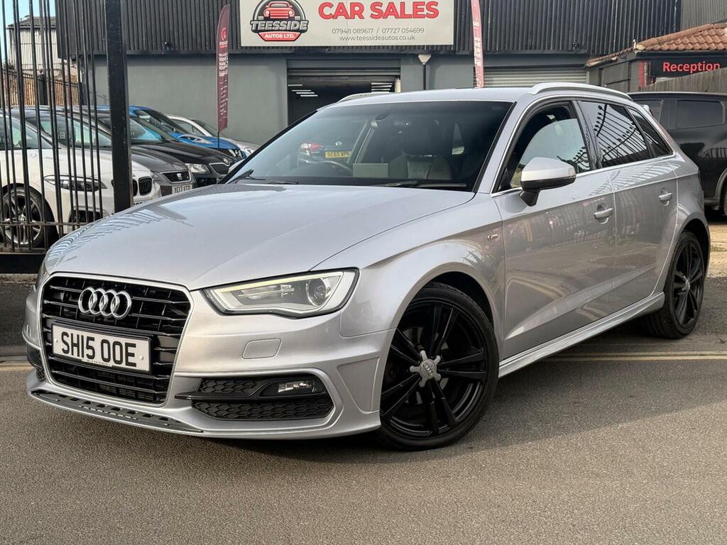 Audi A3 2.0 Tdi S Line Sportback Euro 6 Ss 201515 SH15OOE Silver #5