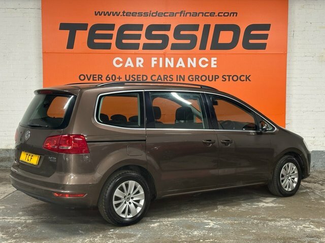 Volkswagen Sharan Tdi Bluemotion Tech Se Brown #4