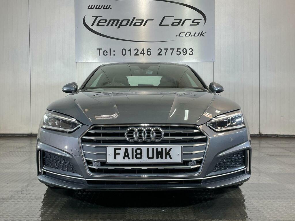 Audi A5 Coupe 1.4 Tfsi S Line S Tronic Euro 6 Ss 2 FA18UWK Grey #4