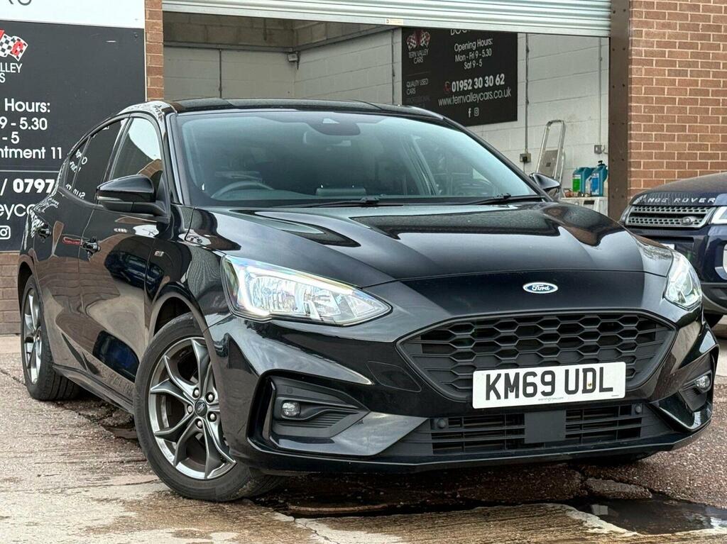 Ford Focus 1.0T Ecoboost St-line Euro 6 Ss KM69UDL Black #4
