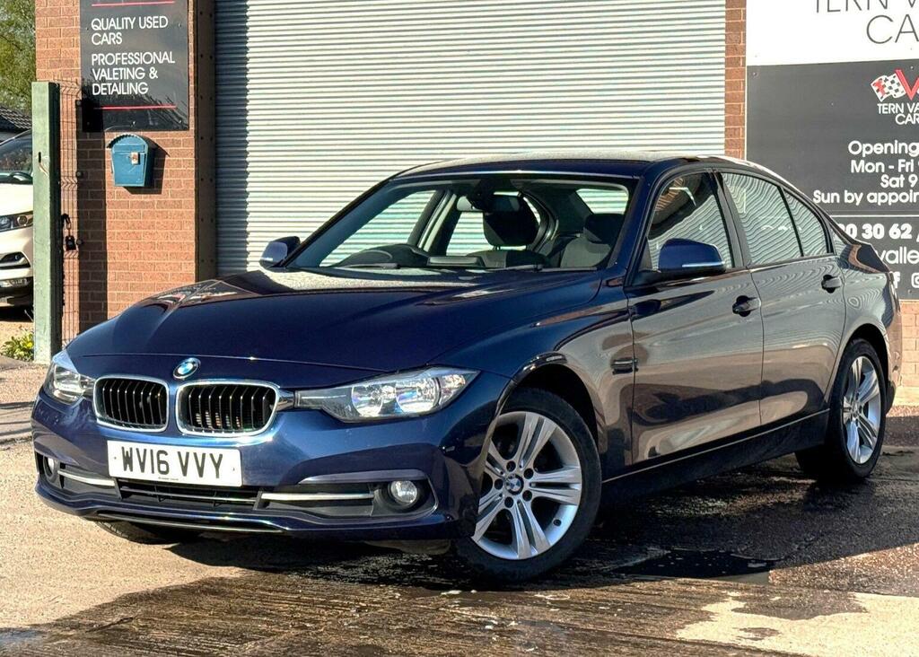 BMW 3 Series 2.0 318D Sport Euro 6 Ss WV16VVY Blue #6