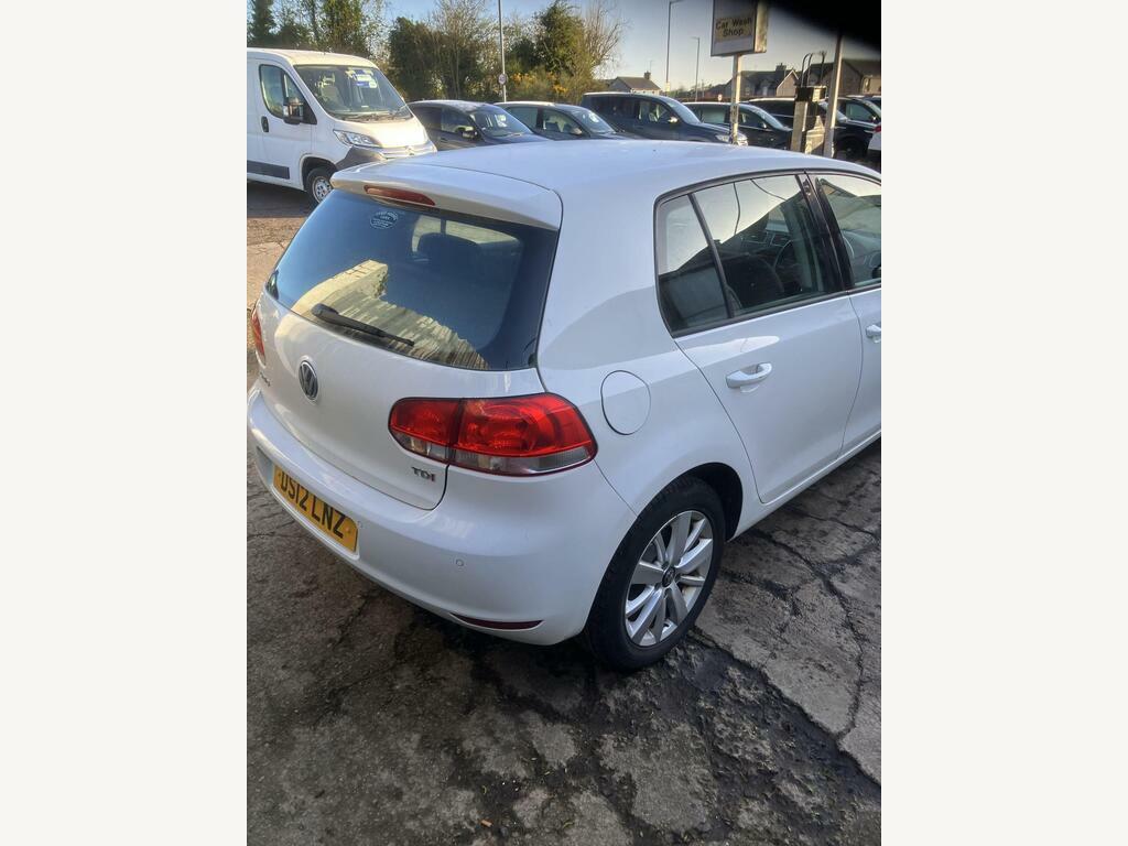 Volkswagen Golf 1.6 Tdi Match Euro 5 DS12LNZ White #5