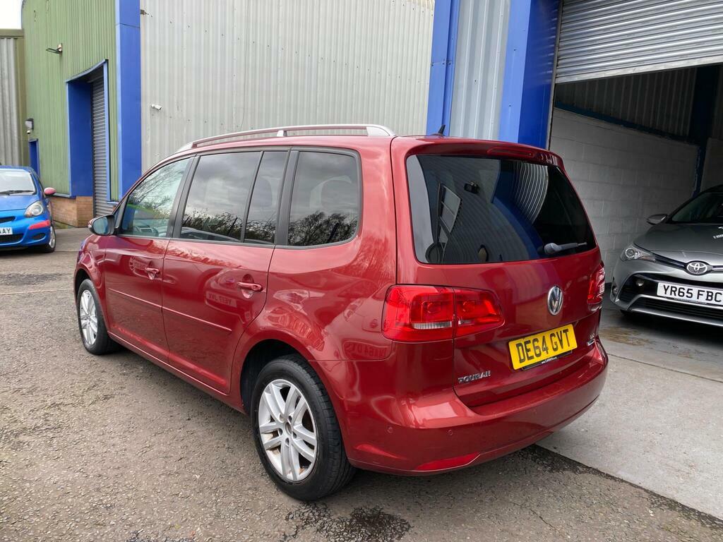 Volkswagen Touran 1.6 Tdi Se Euro 5 Red #4