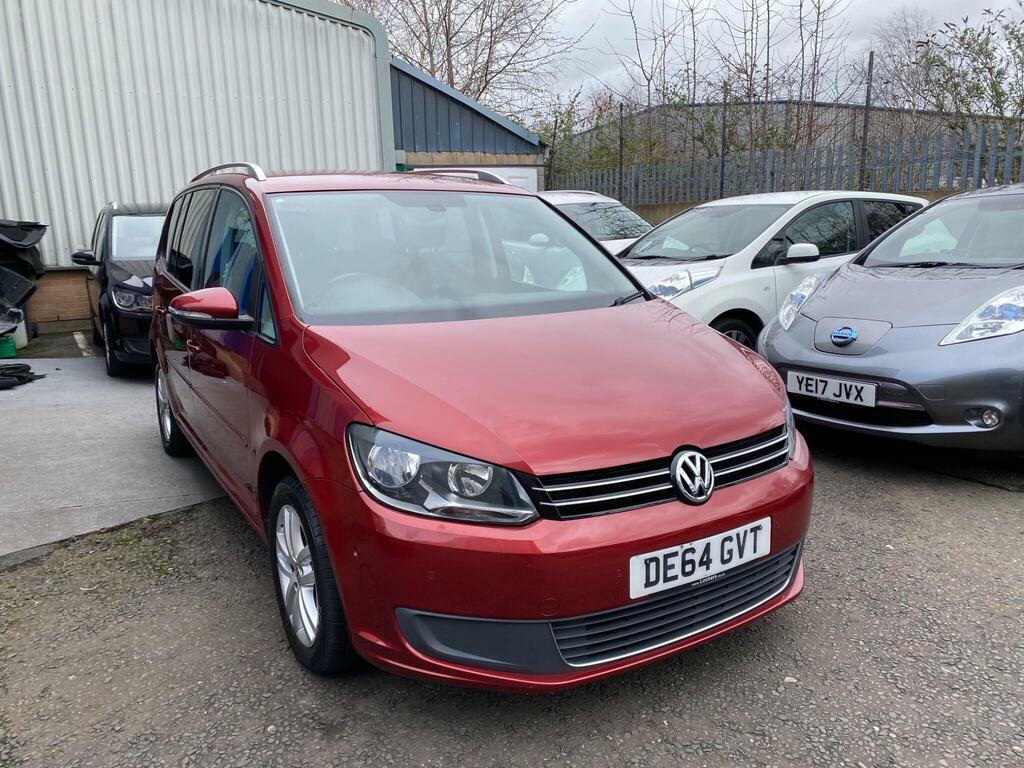 Volkswagen Touran 1.6 Tdi Se Euro 5 Red #6