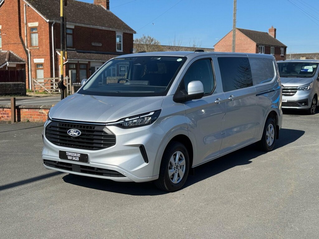 Ford Transit Custom 2.0 320 Ecoblue Limited Crew Van L2 H1 Euro 6 Silver