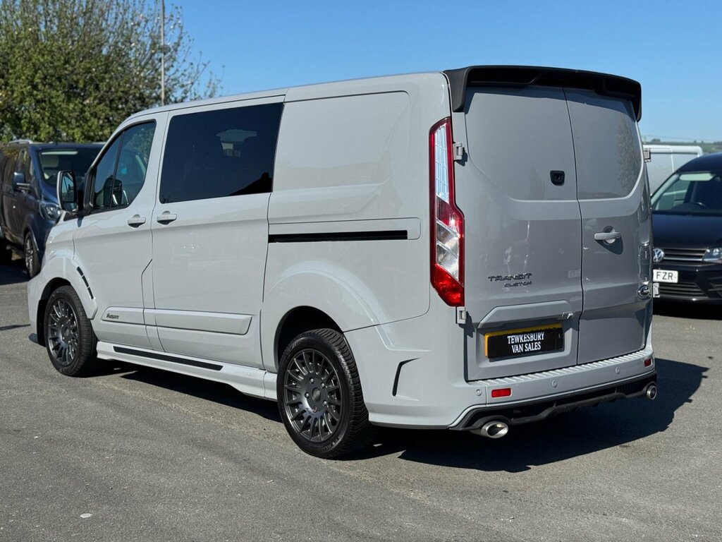 Ford Transit Custom 2.0 320 Ecoblue Ms-rt Crew Van Double Cab Dies MJ24KHU Grey #5