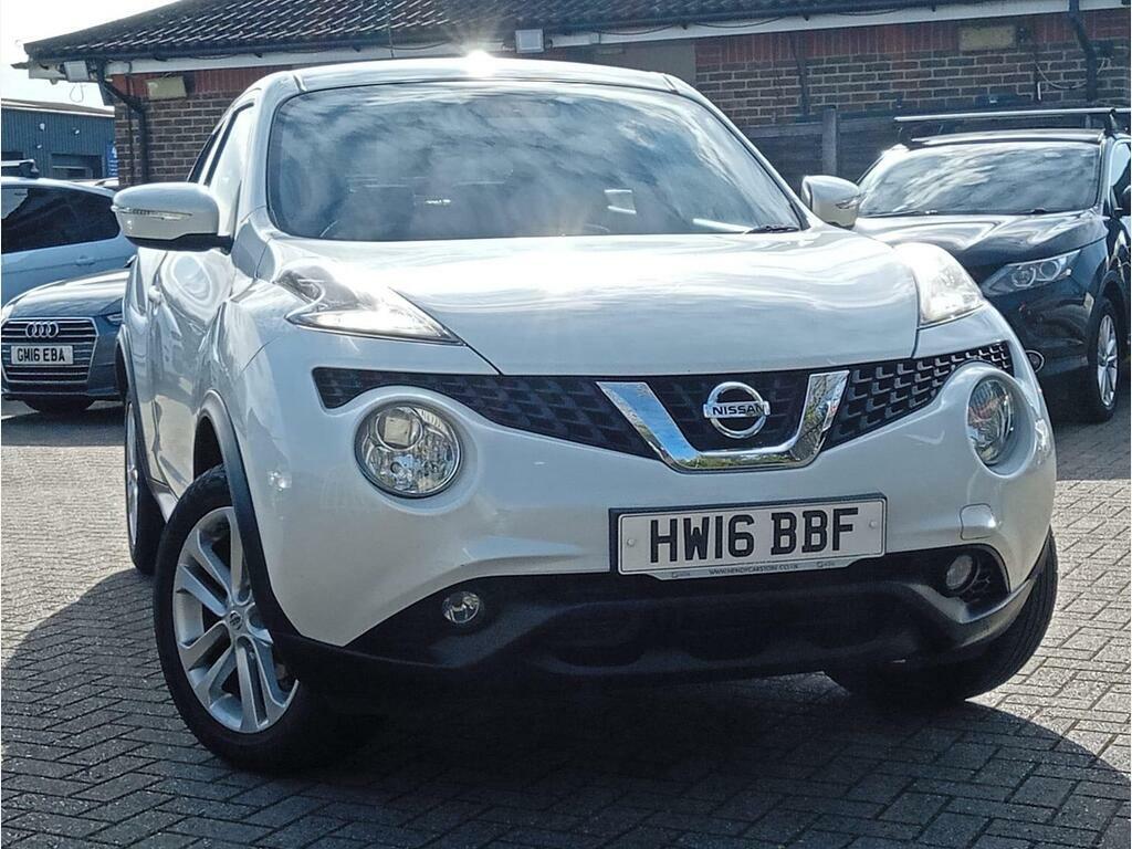 Nissan Juke 1.6 N-connecta Xtron Euro 6 White