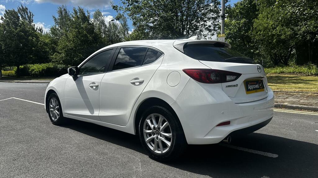 Mazda 3 2.2 Skyactiv-d Se-l Nav Hatchback Manua  White #6