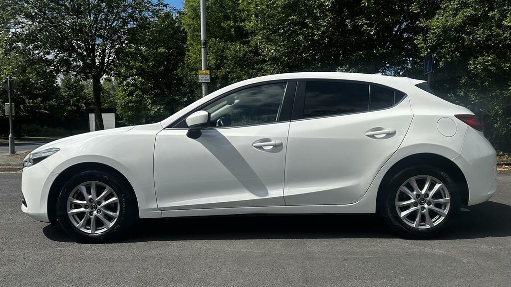 Mazda 3 2.2 Skyactiv-d Se-l Nav Hatchback Manua  White #4