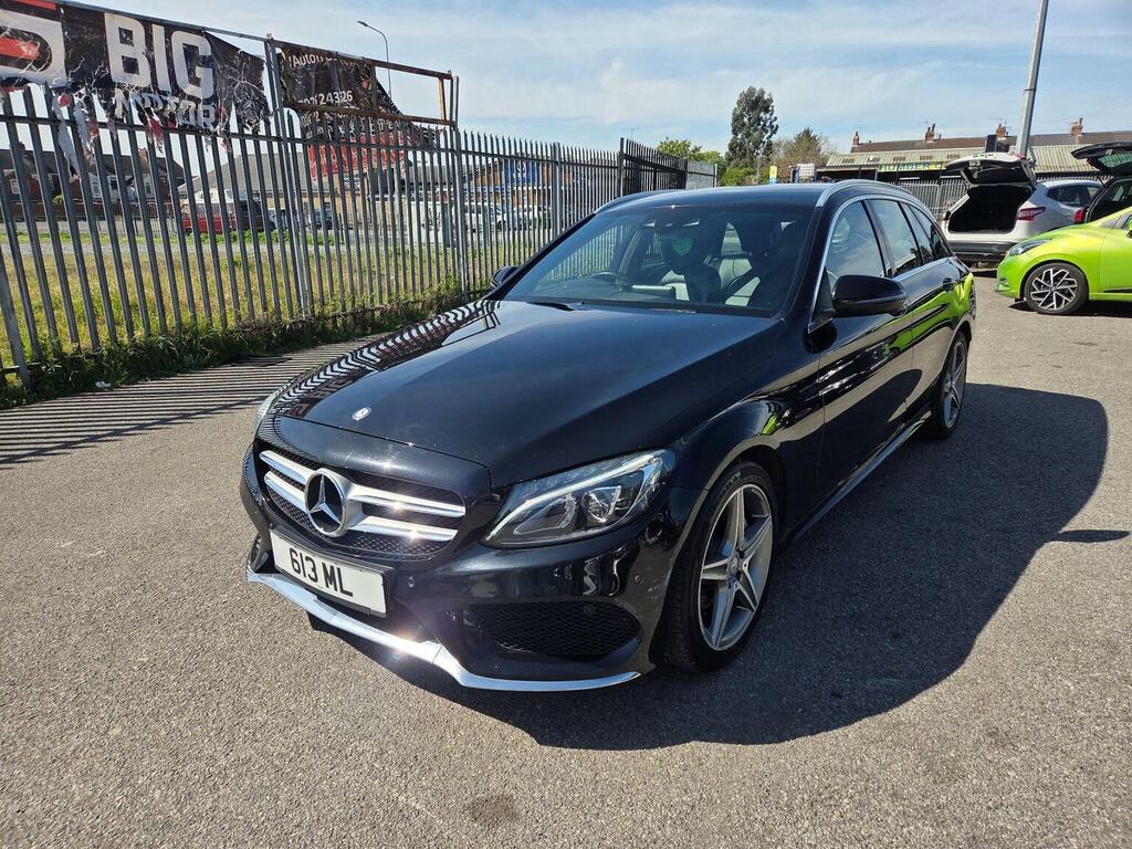 Mercedes-Benz C Class 2.1 C220d Amg Line 7G-tronic Euro 6 Ss YN65OLV Black #6