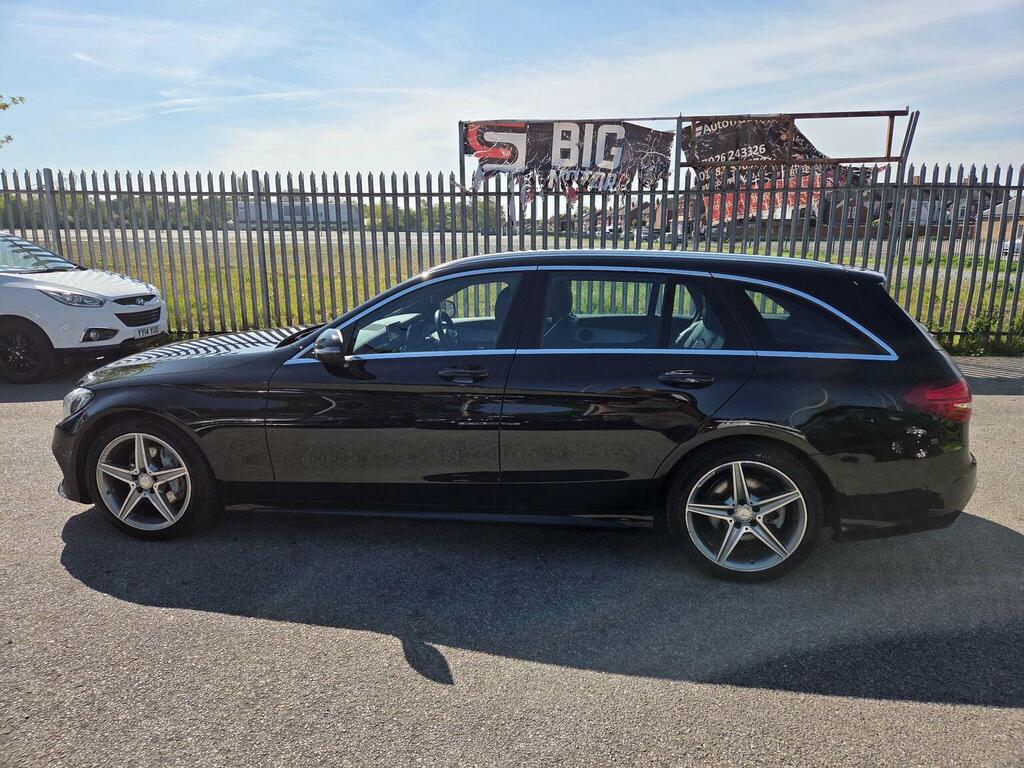 Mercedes-Benz C Class 2.1 C220d Amg Line 7G-tronic Euro 6 Ss YN65OLV Black #5
