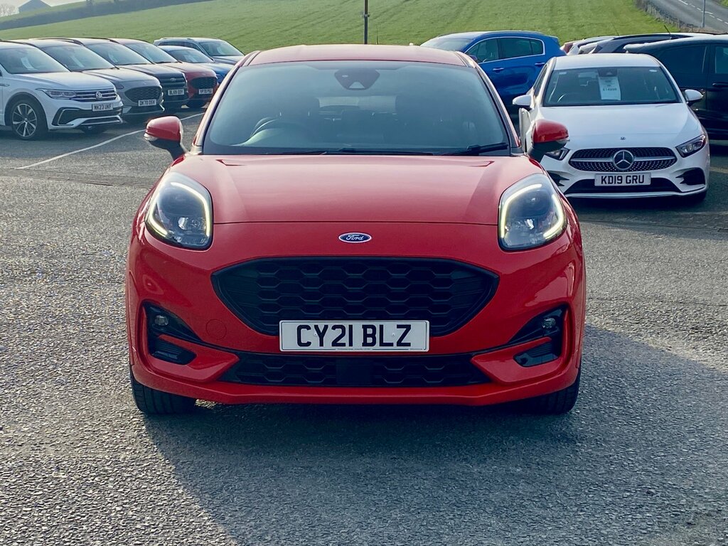 Ford Puma 1.0T Ecoboost Mhev St-line X Suv CY21BLZ Red #2