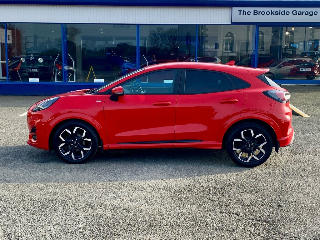 Ford Puma 1.0T Ecoboost Mhev St-line X Suv CY21BLZ Red #4