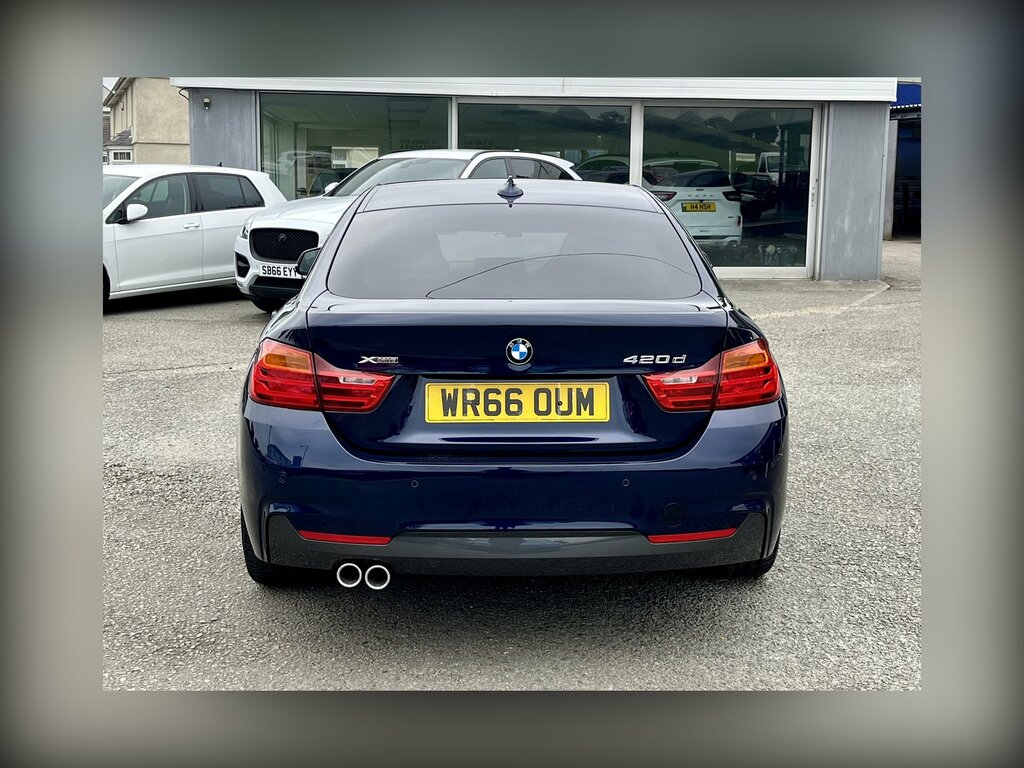 BMW 4 Series 420D 190 Xdrive M Sport Prof Media WR66OUM Blue #5
