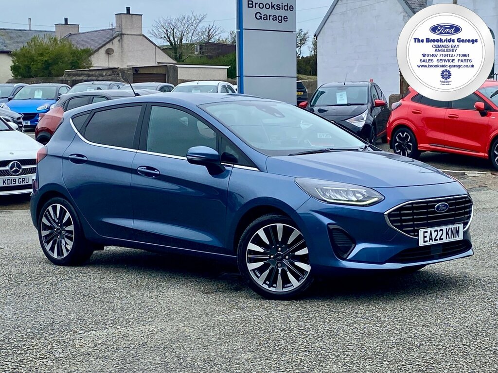 Ford Fiesta 1.0T Ecoboost Mhev Titanium Vignale Hatchback Blue