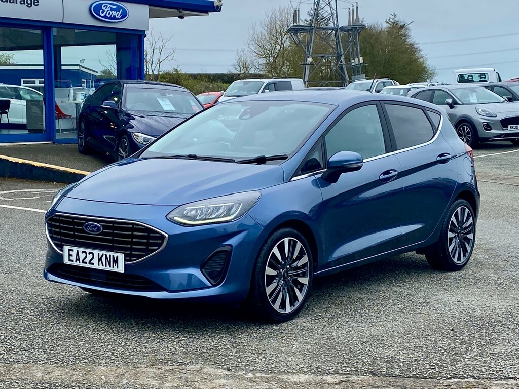 Ford Fiesta 1.0T Ecoboost Mhev Titanium Vignale Hatchback Blue #3