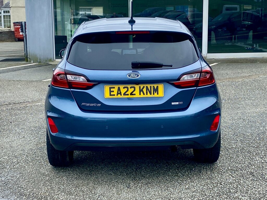 Ford Fiesta 1.0T Ecoboost Mhev Titanium Vignale Hatchback Blue #5