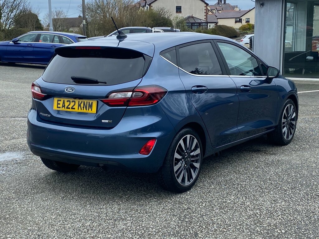 Ford Fiesta 1.0T Ecoboost Mhev Titanium Vignale Hatchback Blue #6
