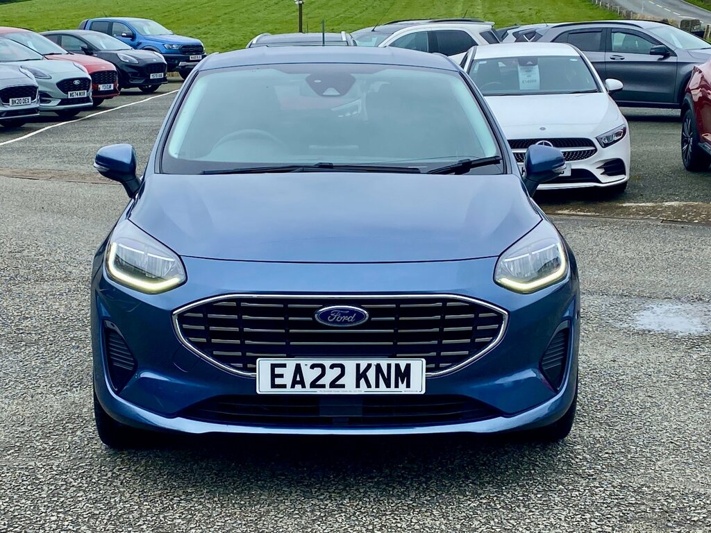 Ford Fiesta 1.0T Ecoboost Mhev Titanium Vignale Hatchback Blue #2