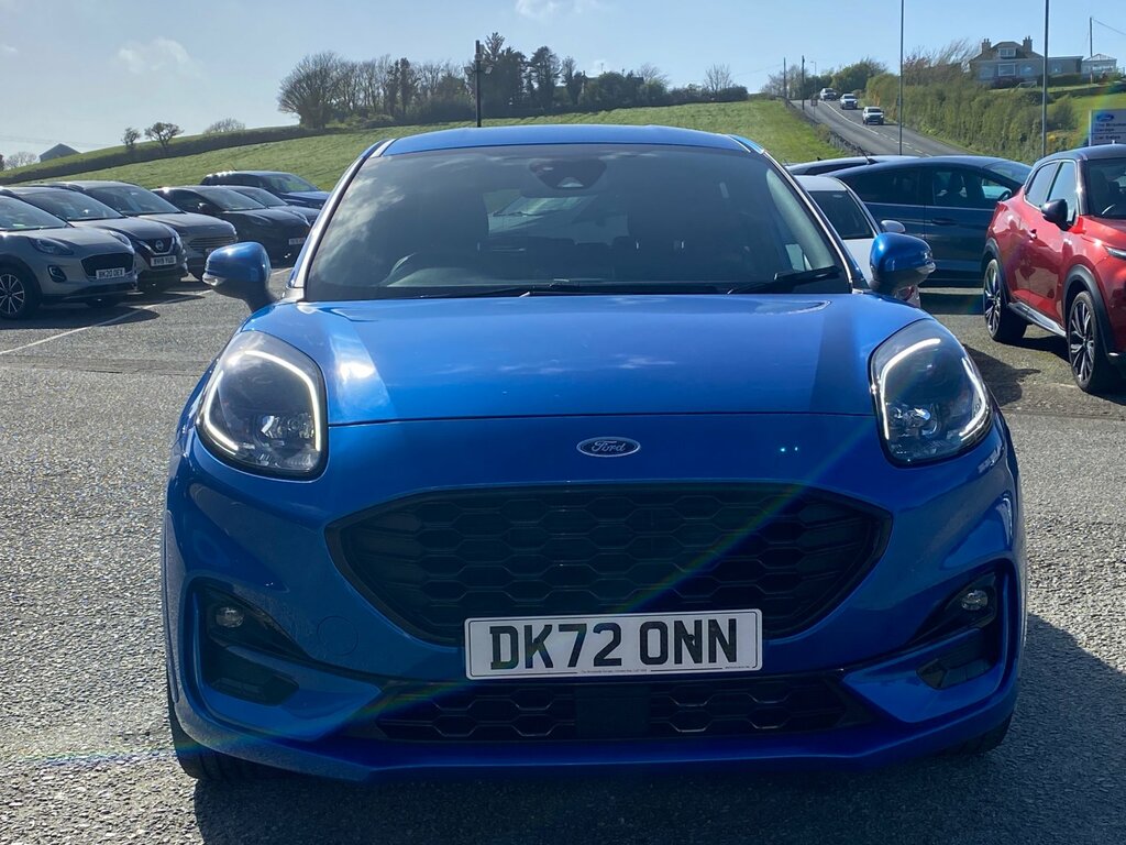 Ford Puma 1.0T Ecoboost Mhev St-line X Suv Hybrid DK72ONN Blue #2