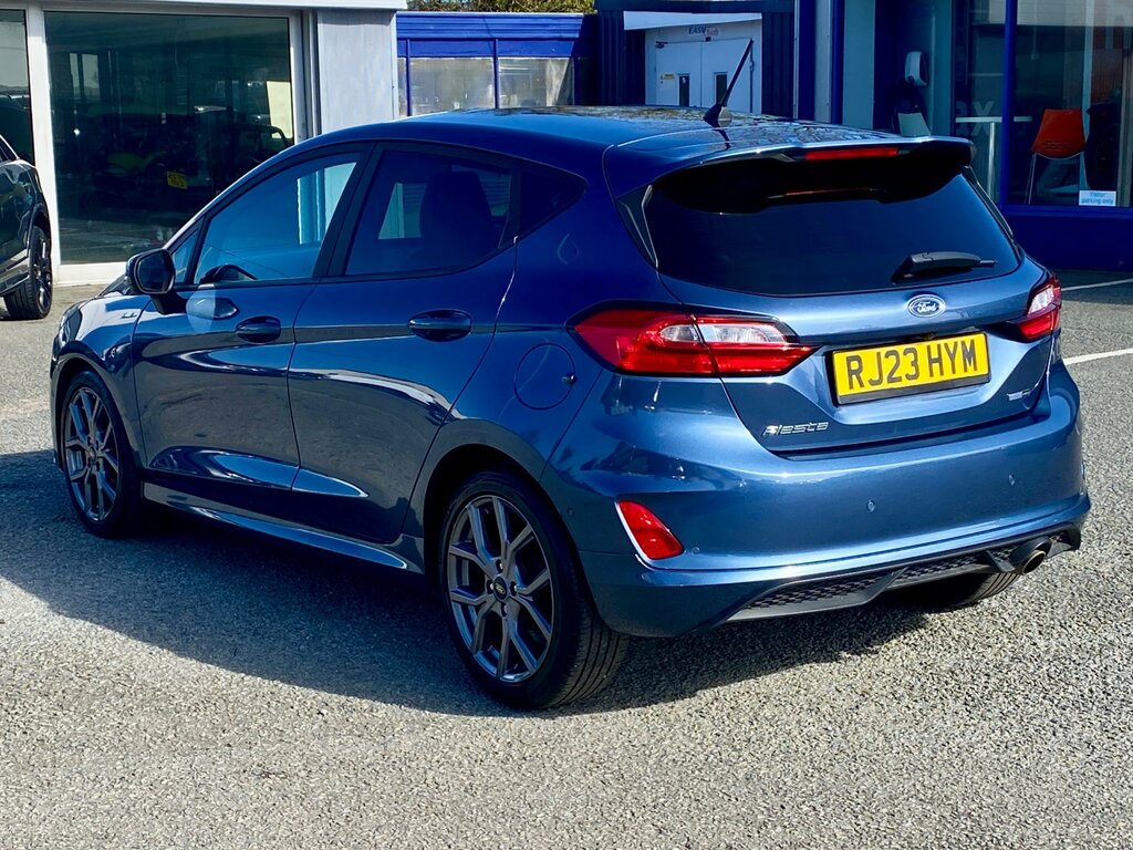 Ford Fiesta 1.0T Ecoboost Mhev St-line Edition Hatchback P RJ23HYM Blue #5