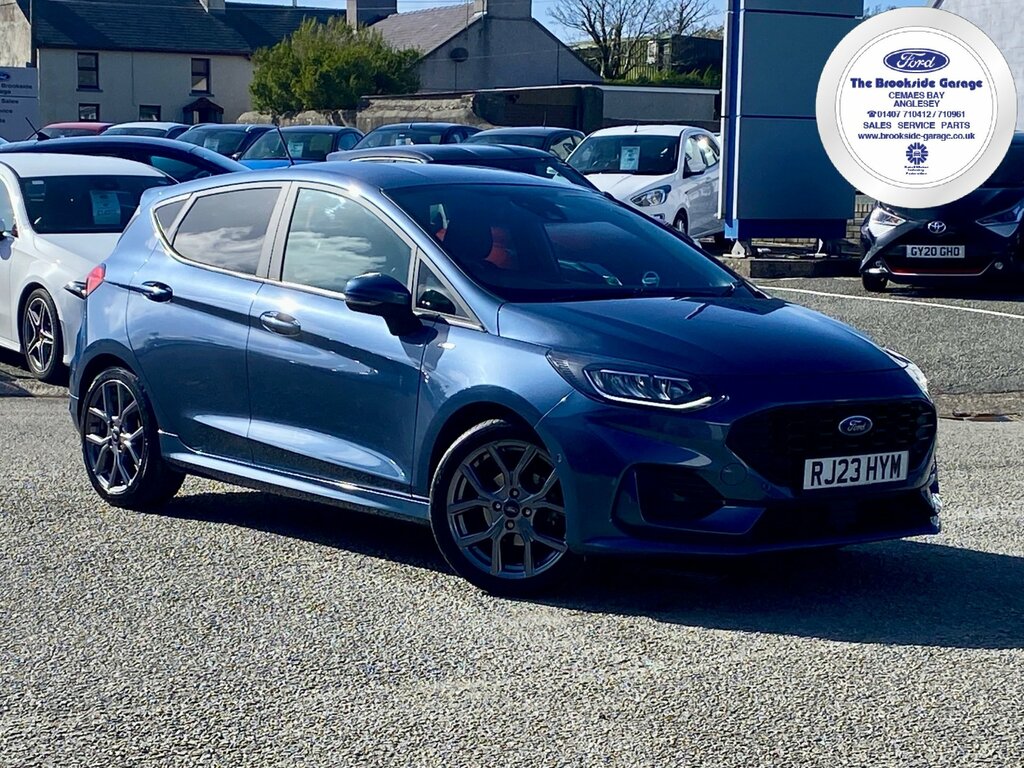 Ford Fiesta 1.0T Ecoboost Mhev St-line Edition Hatchback P Blue