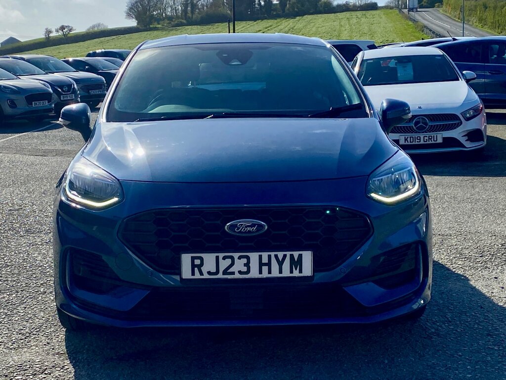 Ford Fiesta 1.0T Ecoboost Mhev St-line Edition Hatchback P RJ23HYM Blue #2