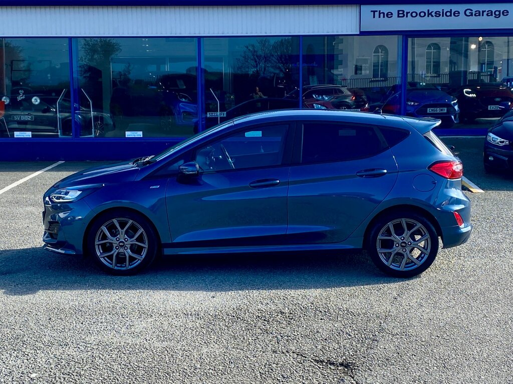 Ford Fiesta 1.0T Ecoboost Mhev St-line Edition Hatchback P RJ23HYM Blue #4