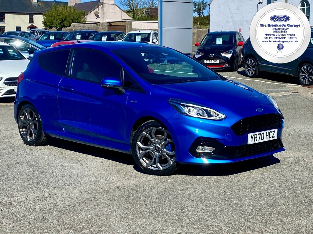 Ford Fiesta 1.0T Ecoboost St-line Edition Hatchback Blue