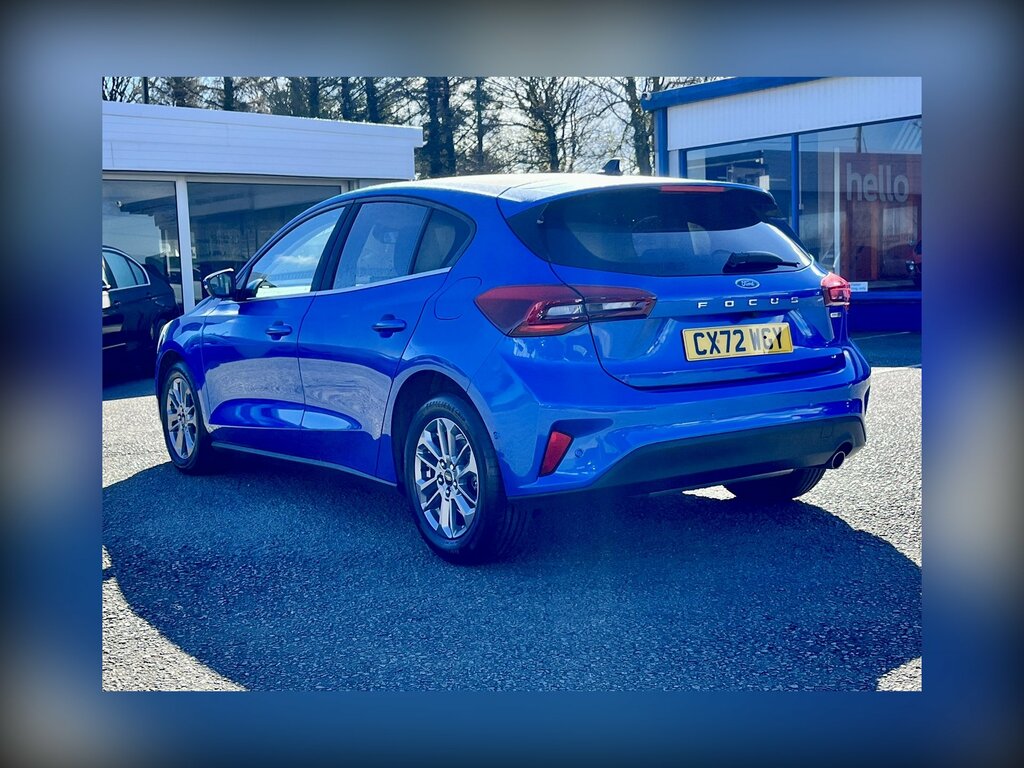 Ford Focus 1.0 Ecoboost Hybrid Mhev 155 Titanium Style CX72WGY Blue #5