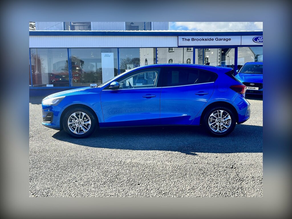 Ford Focus 1.0 Ecoboost Hybrid Mhev 155 Titanium Style CX72WGY Blue #4